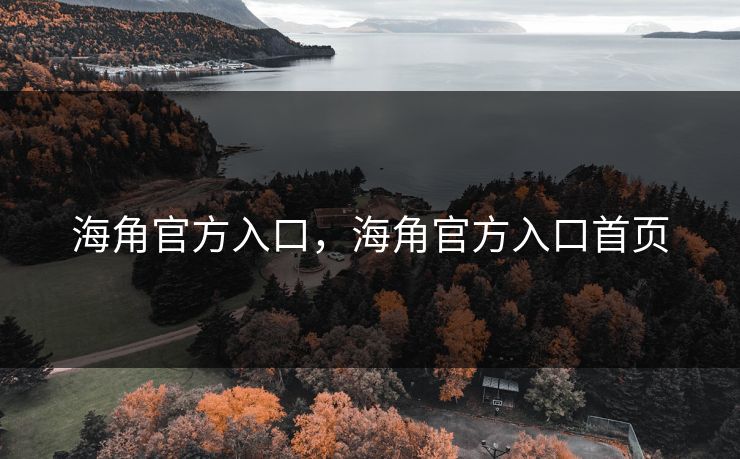 海角官方入口，海角官方入口首页
